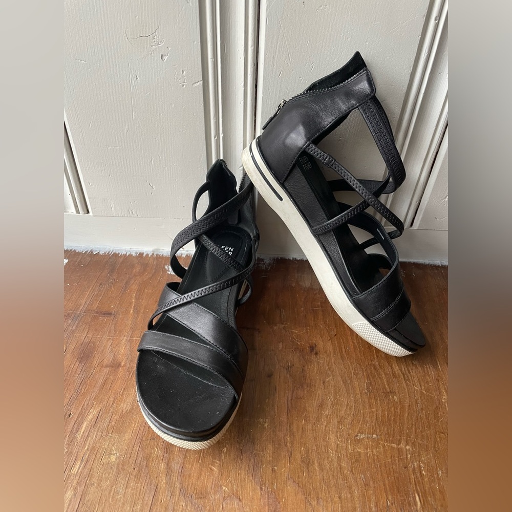 Eileen Fisher platform sandals